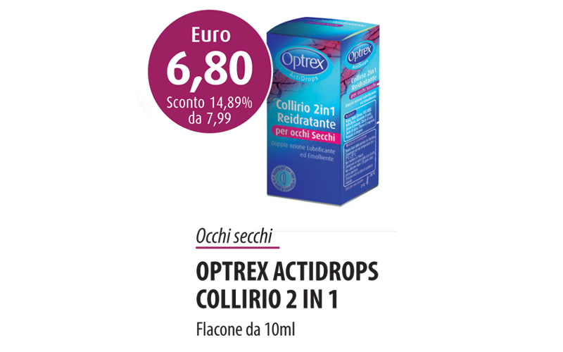 Optrex Actidrops Collirio 2 in 1