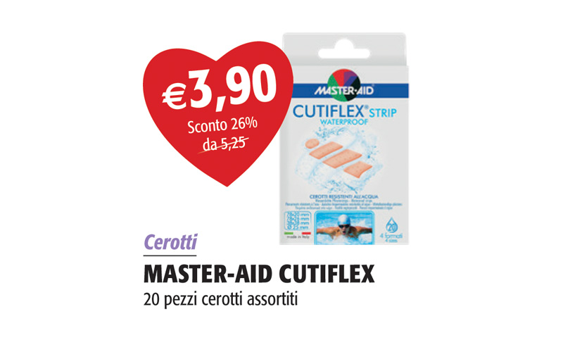 Master Aid Cutiflex 20 pezzi