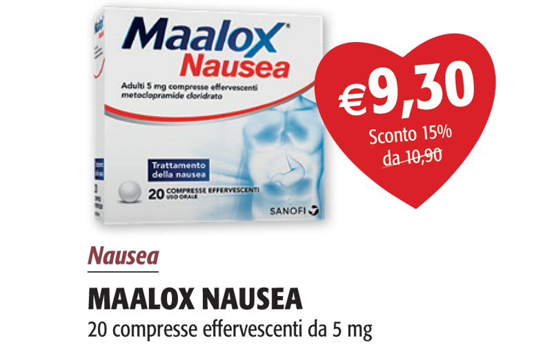 Maalox Nausea Compresse