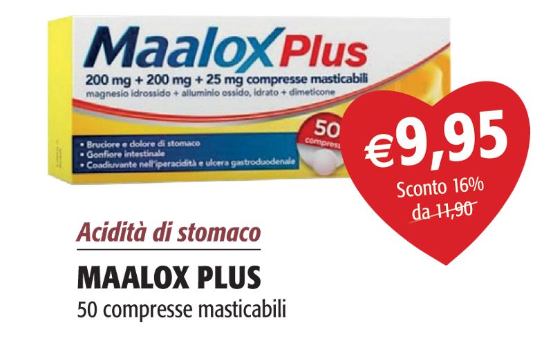 Maalox Plus 50 Compresse